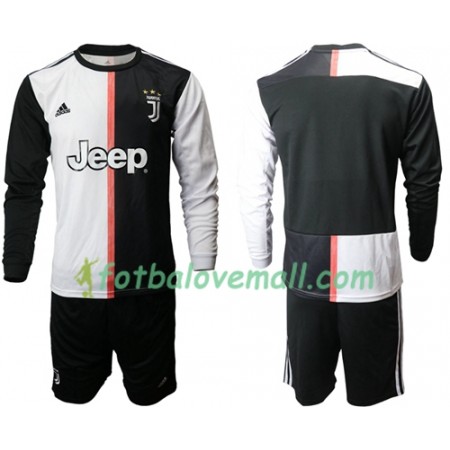 Levné Juventus Dětské Domácí Fotbalové dresy 2019/20 Dlouhý Rukáv
